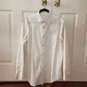 White Button Up, off white color.